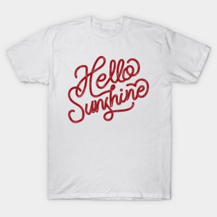 Vintage Retro Sunset Quote For Your Daily Life T-Shirt T-Shirt